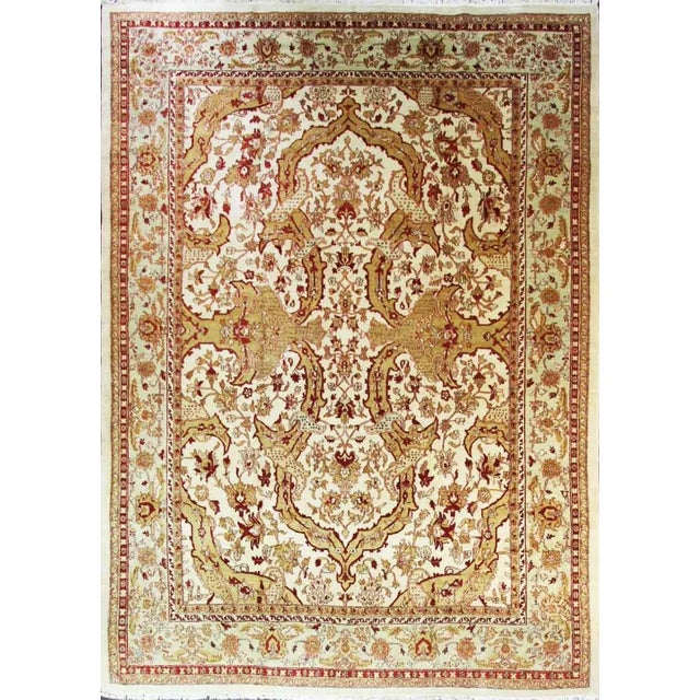 Early 20th Century Indo Agra Rug For Sale - Image 10 of 10