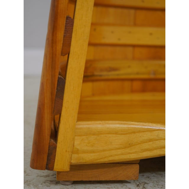 Brown North Bay Canoe Company Converted to Bookcase For Sale - Image 8 of 14