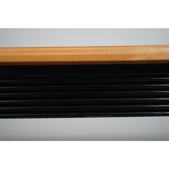 Large Tiger Maple Country Style 1 Drawer Desk For Sale - Image 15 of 17
