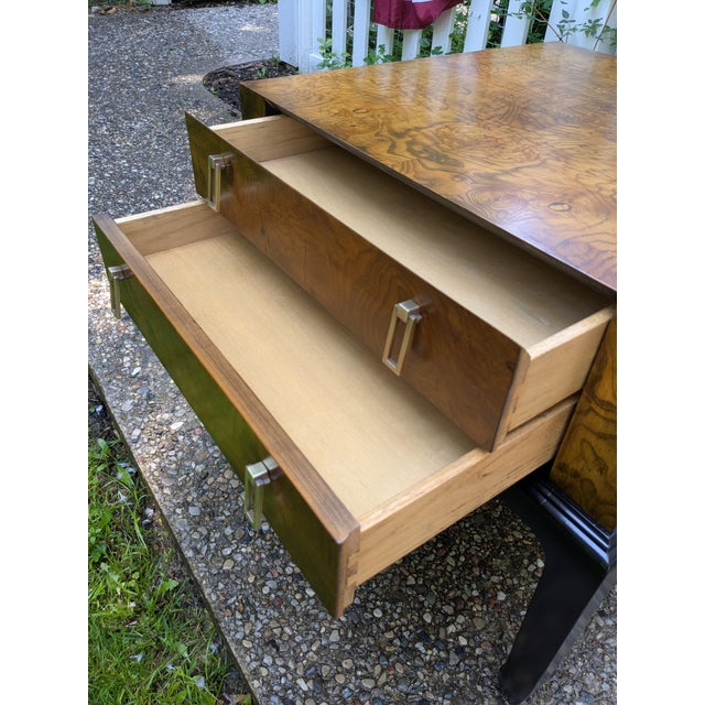 Hekman Furniture Burlwood Asian Ming Style Side End Accent Occasional Cocktail Table For Sale - Image 10 of 12