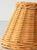 20th Century Modern French Studio Pottery Stoneware Table Lamp with Rattan Shade, 1950s For Sale - Image 6 of 15