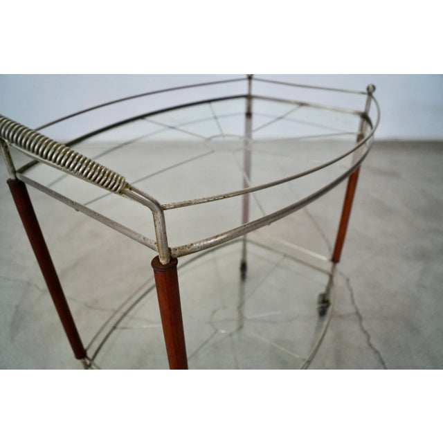 Mid-Century Modern Bar Cart For Sale - Image 11 of 13