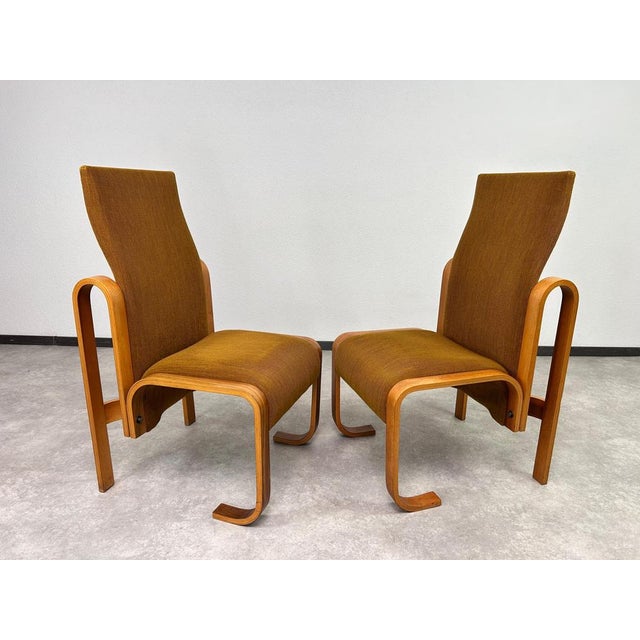 Stockholm Czechoslovak Embassy Chairs by Jan Bočan, 1972, Set of 4 For Sale - Image 3 of 13