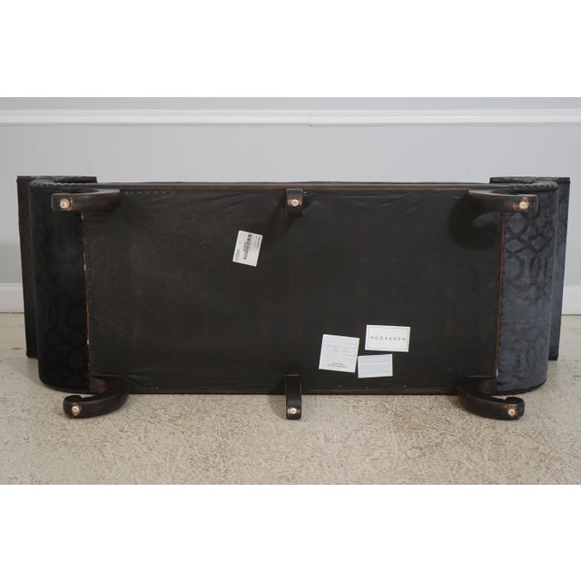 Henredon Mahogany Regency Chase Fainting Couch or Recamier For Sale - Image 17 of 18