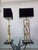 Metal Brass and Marble Table Lamps, 1980s, Set of 2 For Sale - Image 7 of 12