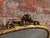 W: 135cm (53.1")h: 121cm (47.6")d: 5cm (2") a stunning large antique english 19th century carved wood & gesso arched top...