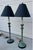 Pair of Vintage Frederick Cooper Verdigris Candlestick Buffet Table Lamps For Sale - Image 13 of 18
