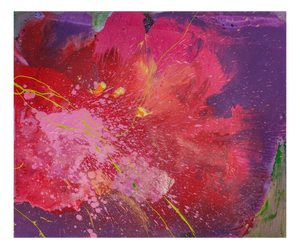 Agnieszka Zawisza, Flower, Oil on Canvas