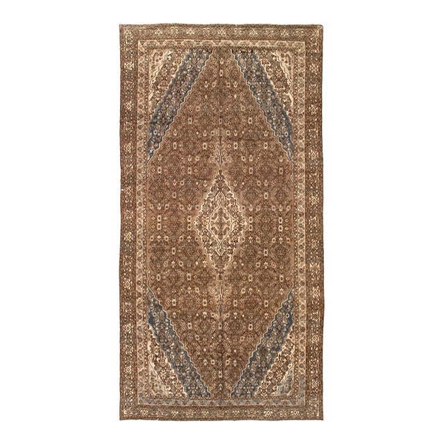 Pasargad DC Rust Handmade Antique Mahal Rug For Sale