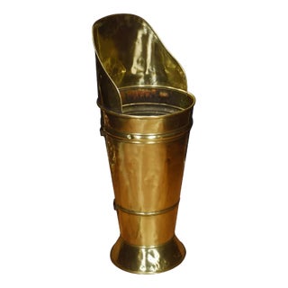 19th Century Brass Umbrella Stand For Sale