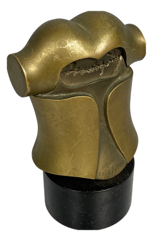 Spanish Bronze Marzotto Torso Sculpture by Miguel Berrocal, 1986