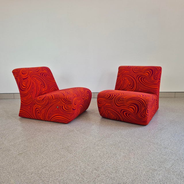 Mid-Century Slipper Chairs, Germany, 1970s, Set of 2 For Sale - Image 12 of 12