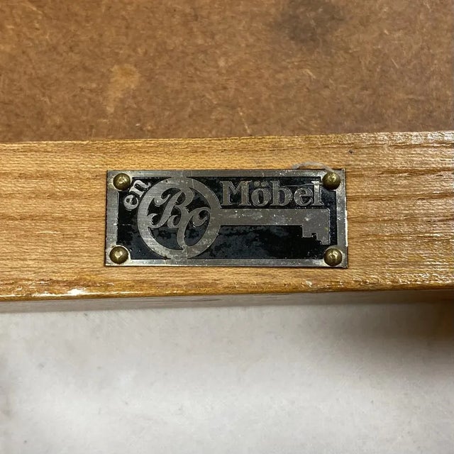 Beige Small Swedish Table by Otto Schulz for Boet, 1940s For Sale - Image 8 of 9