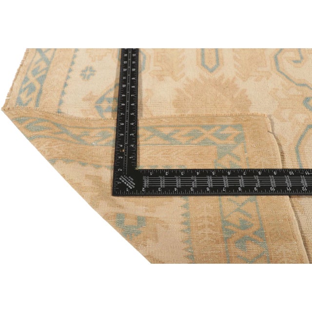 Late 20th Century Late 20th Century Vintage Turkish Oushak Rug - 03'05 X 06'08 For Sale - Image 5 of 8