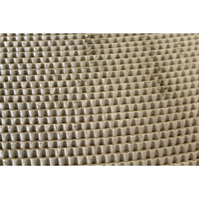 Late 20th Century Postmodern Grey Corrugated Container Flute MFG, Chicago For Sale - Image 5 of 10