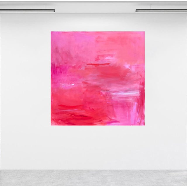 “Pink Light” is an original abstract painting created in oil on canvas. My work explores gesture, atmosphere, and the...