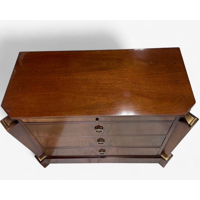 Thomas Pheasant for Baker 3-Drawer Chest For Sale In Tampa - Image 6 of 14