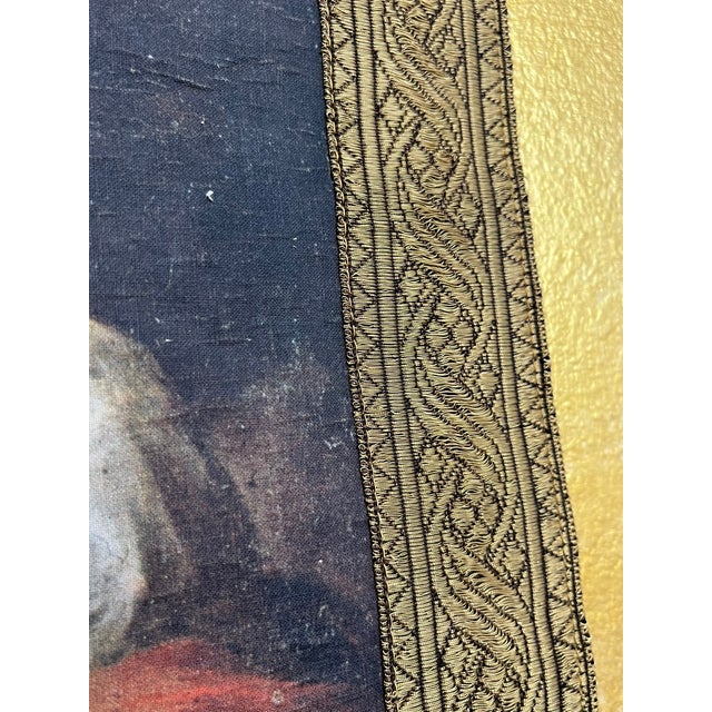 Murillo, Children Playing Dice, 1920, Oil on Canvas, Framed For Sale - Image 9 of 13