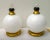 Metal Mid-Century Brass and Murano Glass Table Lamps, 1970s, Set of 2 For Sale - Image 7 of 11
