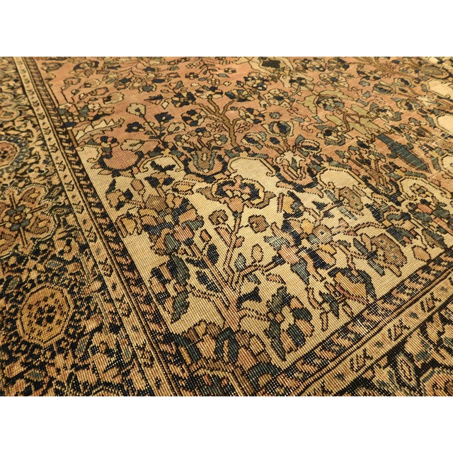 Antique Hand-Knotted Persian Rug. 4'x 7' For Sale In Los Angeles - Image 6 of 16