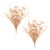Modern Blush Floral Grass Bush (Set of 2) For Sale - Image 3 of 3