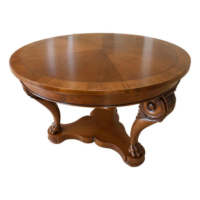 Elegant Round Foyer / Center Table / Console Table For Sale
