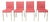 Model .03 Stackable Chairs by Maarten van Severen for Vitra, Switzerland, 2011, Set of 4 For Sale