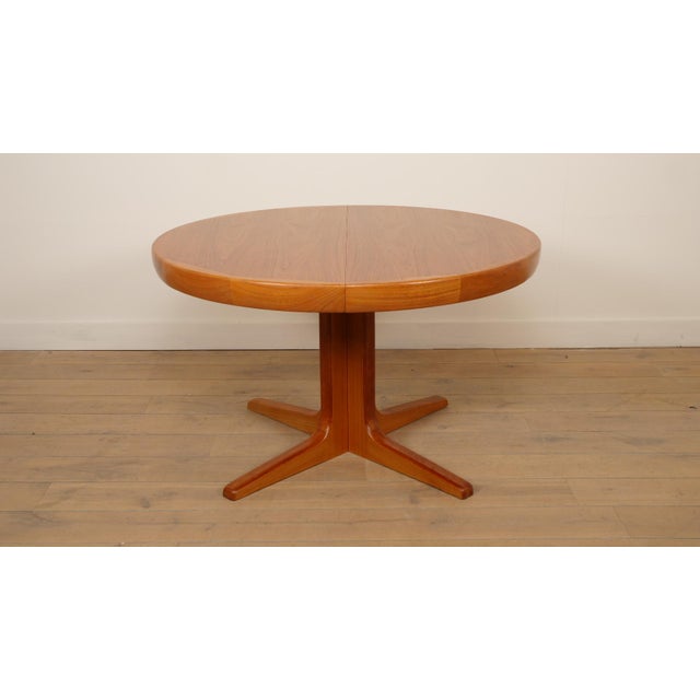 Wood Vintage Teak Dining Table, 1950s For Sale - Image 7 of 17