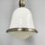 1960s Mid-Century Italian Modern Hanging Lights in Opaline Glass and Metal, 1960s, Set of 2 For Sale - Image 5 of 16