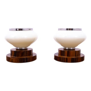 Art Deco Lamps, Poland, 1950s, Set of 2 For Sale