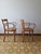 A splendid pair of office or dining chairs dating back to the 1950s, produced by the historic italian brand arc vimercate...