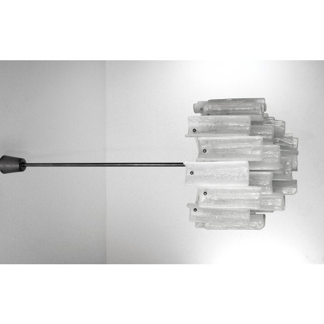 Kalmar Cast Glass Chandelier from Kalmar, 1960s For Sale - Image 4 of 12