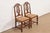 English Berkey & Gay Style Antique English Jacobean Carved Walnut Side Chairs or Dining Chairs, Pair For Sale - Image 3 of 11
