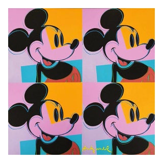 After Andy Warhol, Mickey Mouse, Limited Edition Lithograph, 1980s For Sale