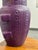 Vintage Purple Ceramic Table Lamp For Sale In San Francisco - Image 6 of 12
