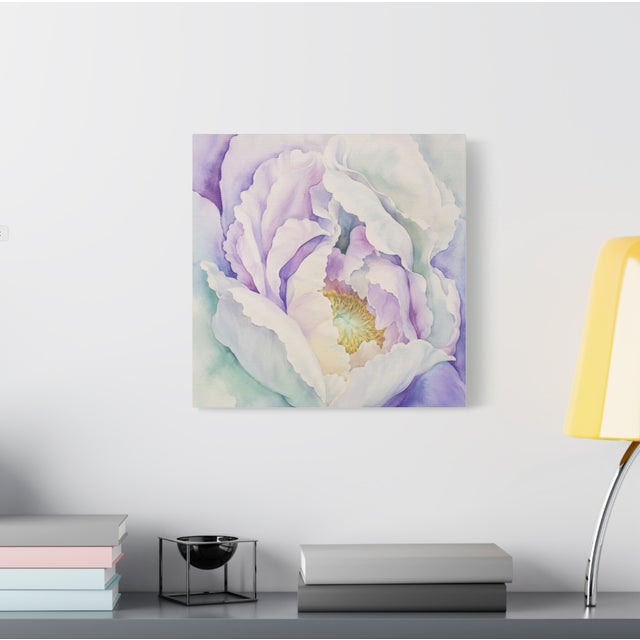 Atelier Aria Lumae Peony Symphony Aquarelle Fine Art Cotton Rag Panels Set of 3 For Sale - Image 10 of 18