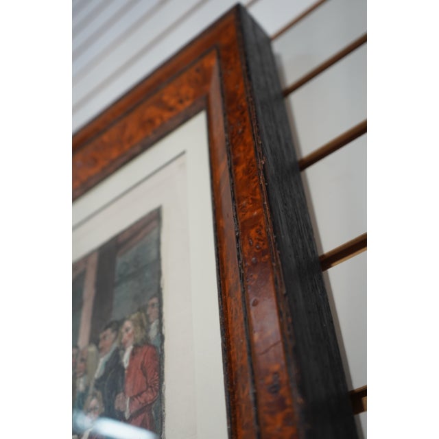1900s William Penn Framed Engraving Print Harpers Weekly For Sale In Philadelphia - Image 6 of 12