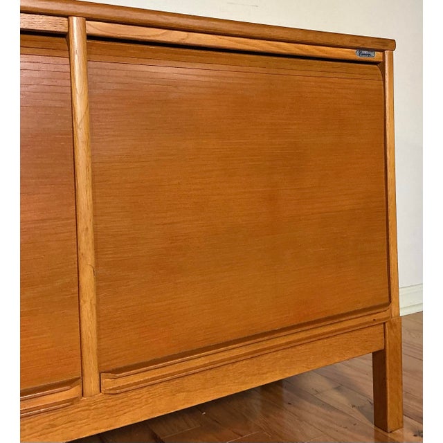Brown Vintage Kinnarps Mobler Sweden Sideboard Filling Cabinet From the 1970’s For Sale - Image 8 of 12