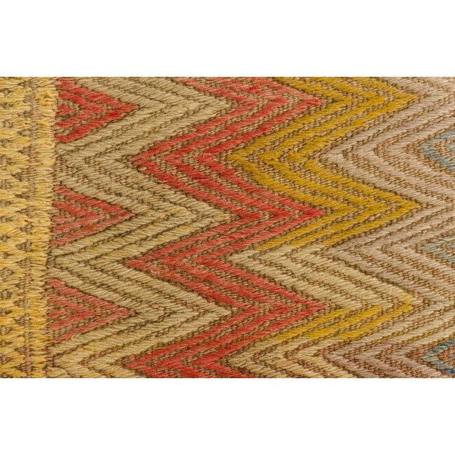 1960s Handmade Mid-Century Ethnic Rug For Sale - Image 10 of 10