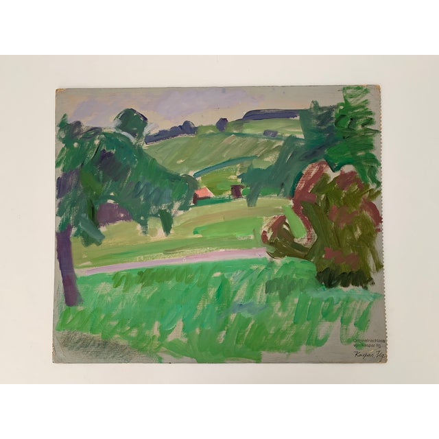 1990s Kaspar Ilg Self-Portrait (Double-Sided) For Sale - Image 13 of 14