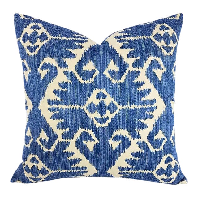 Robert Allen Country Cabin In The Color Bluebell Pillow Cover