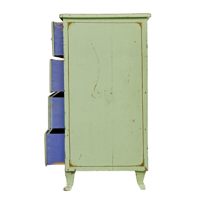 Gustavian (Swedish) 19th Century Swedish Pine Chest of Drawers, 1860 For Sale - Image 3 of 13