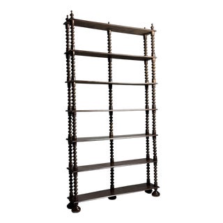 French Bookcase in Walnut For Sale