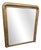 Antique English Arched Top Gilt Overmantle Mirror For Sale
