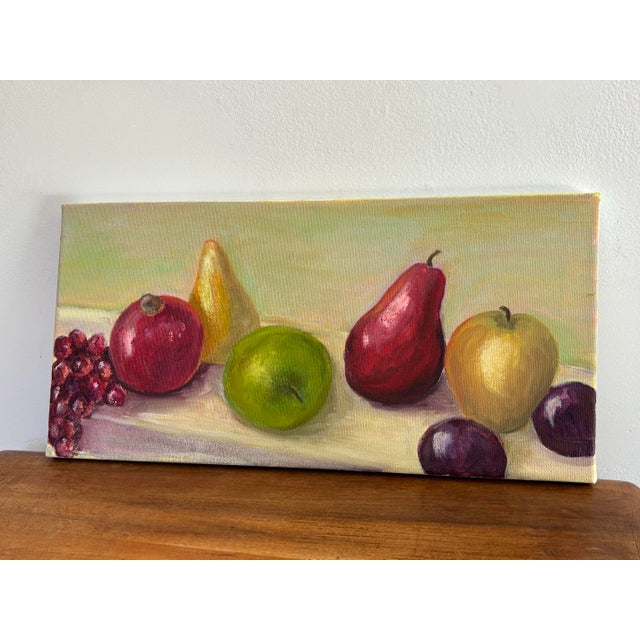 Simple fruit still life, unsigned by the maker. Please see condition details noted. Most items found at Pub & Oasis are...