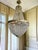 Large Antique Empire Crystal Chandelier, 1940s For Sale - Image 4 of 6