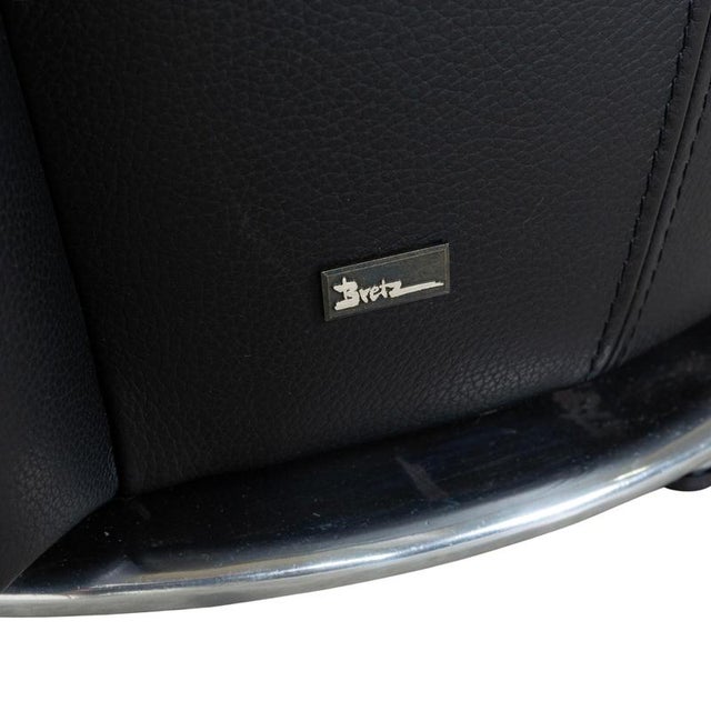 Eves Island Leather Armchair Black from Bretz For Sale - Image 5 of 10