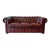 Leather Chesterfield Sofa and Club Chairs, Set of 3 For Sale - Image 4 of 8