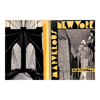 "Marvelous New York: A Metropolis Portrayed" 1937 St. Thomas, Jean For Sale