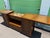 American Marge Carson- Vintage Marble Top Flip-Top Sideboard/Buffet For Sale - Image 3 of 12
